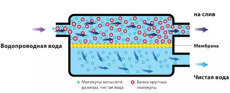 Как работает обратный осмос Принцип работы обратного осмоса фото